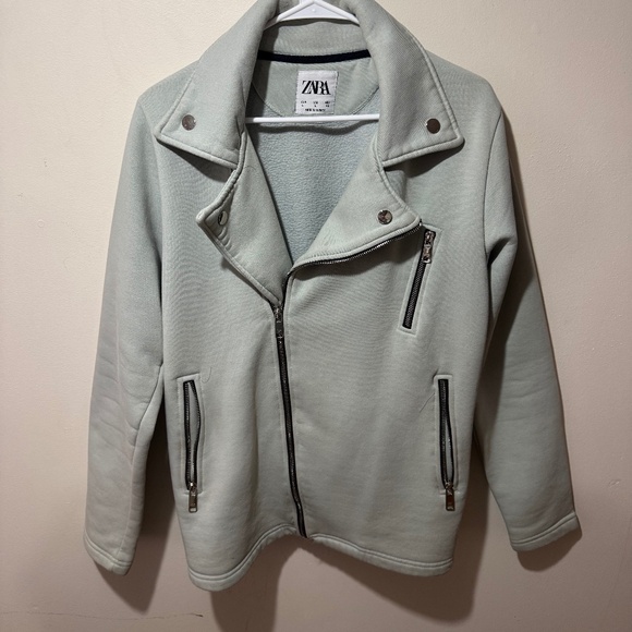 Light Mint Green Zara Jacket (Size Large) - Picture 1 of 2